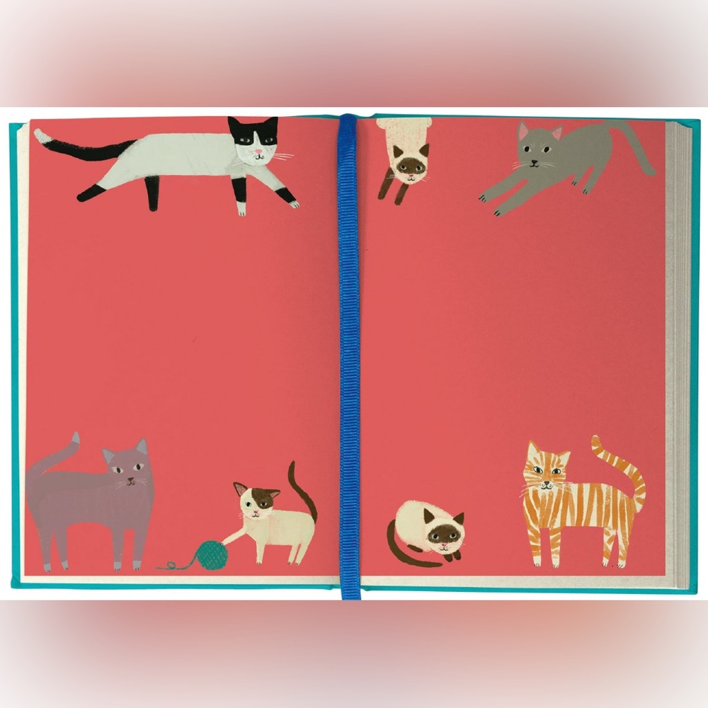 Cat-Themed Illustrated Journal Adorable cats staring at you on all 272 pages - Picture 7 of 10